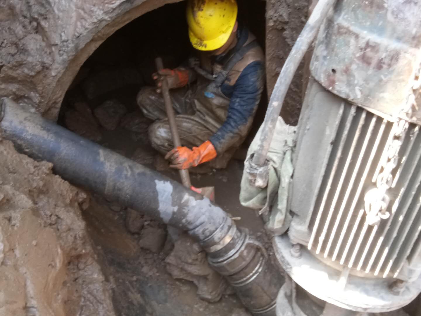 叉河镇管道清淤