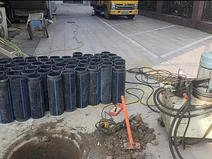 叉河镇PE置换管厂家 DN315置换管 非开挖管短管置换